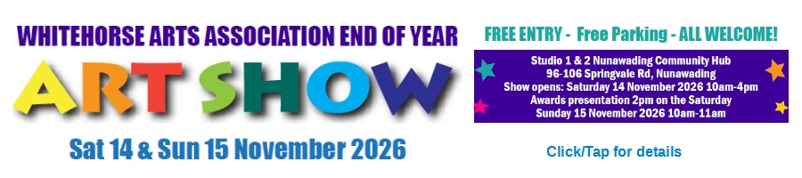 2026 WAA End of Year show